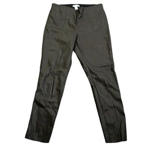 H&M faux leather pull on pants size 12